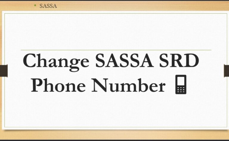 How To Change Your SASSA SRD R370 Grant Phone Number