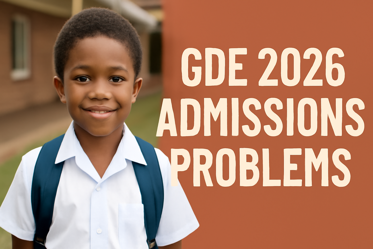 GDE Admissions 2026 Problems and fixes