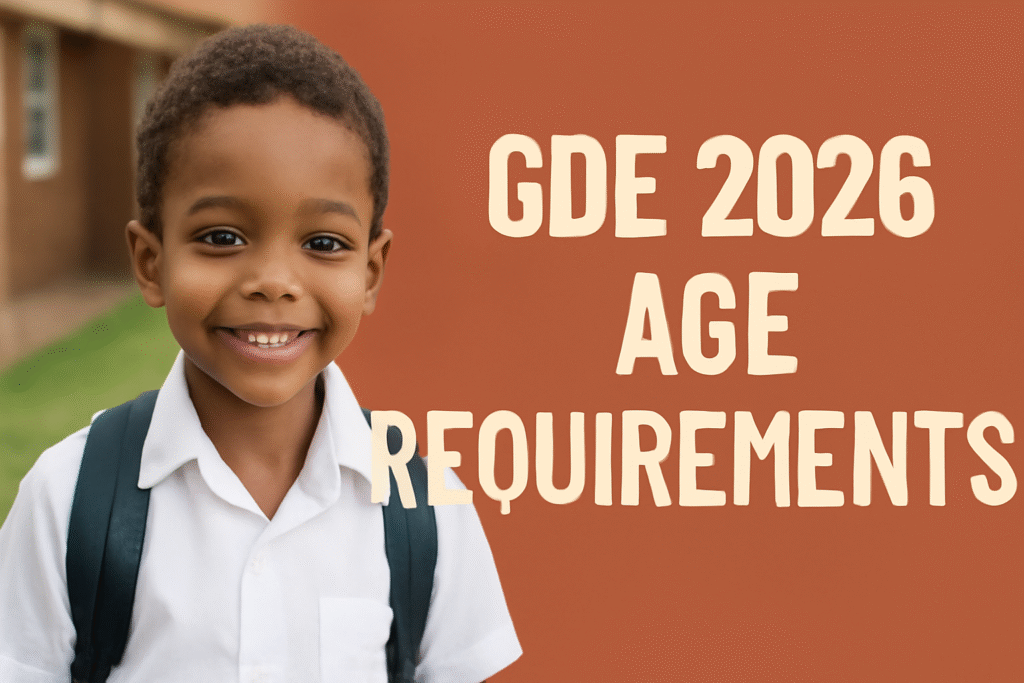 GDE 2026 Age Requirements: Grade 1 & Grade 8