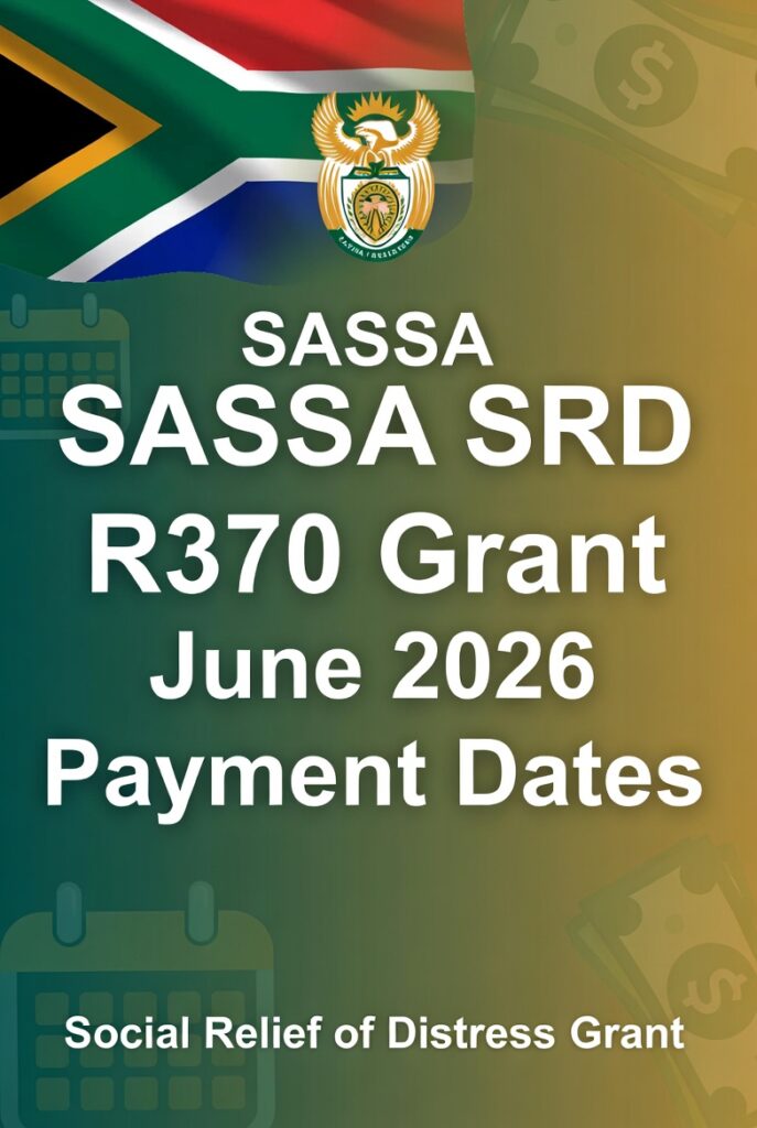 June 2026 SASSA SRD R370 Grant Payment Dates